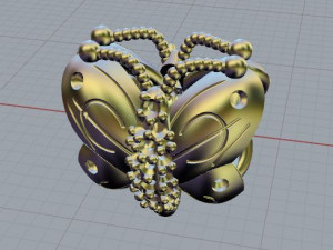 pandora butterfly 3D-printmodel