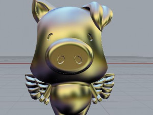 Piggy pandora 3Dプリントモデル