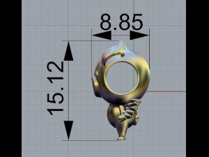Piggy pandora 3Dプリントモデル