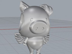 Piggy pandora 3Dプリントモデル