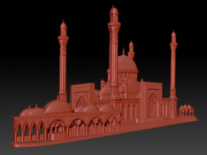 pride of muslims basrelief 3D-Modell