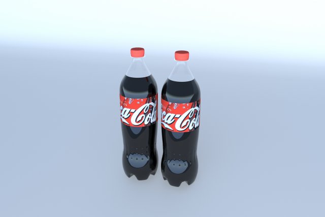 coca-cola 3D Model .c4d .max .obj .3ds .fbx .stl .blend 