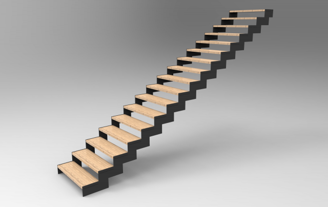 dining room stairs 3D 模型 .c4d .max .obj .3ds .fbx .stl .blend 
