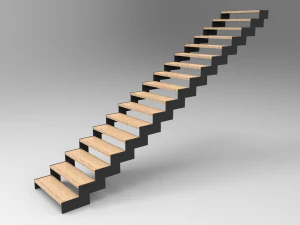 schody do jadalni Model 3D