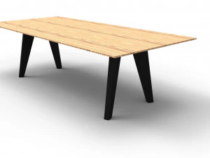 डाइनिंग रूम टेबल 3D मॉडल