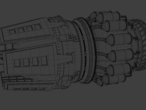 jet engine 3D 模型