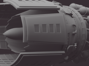 jet engine 3D 模型
