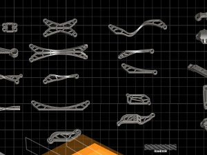 Hard Surface KITBASH190 DETAILS 3D Model