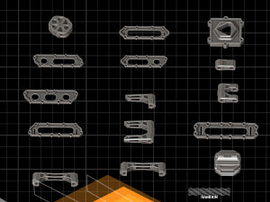 Hard Surface KITBASH190 DETAILS Model 3D