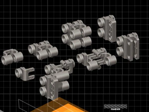 Hard Surface KITBASH190 DETAILS 3D Model