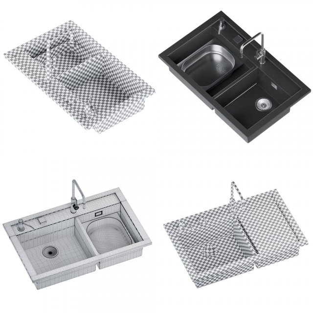 olif sink and faucet - alveus atrox 3D मॉडल .c4d .max .obj .3ds .fbx .stl .blend 