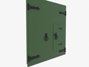 barn gates 3D Modell