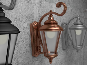 street wall lamp 3D Model