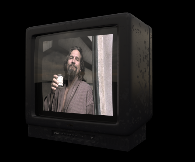 television 3D 模型 .c4d .max .obj .3ds .fbx .stl .blend 