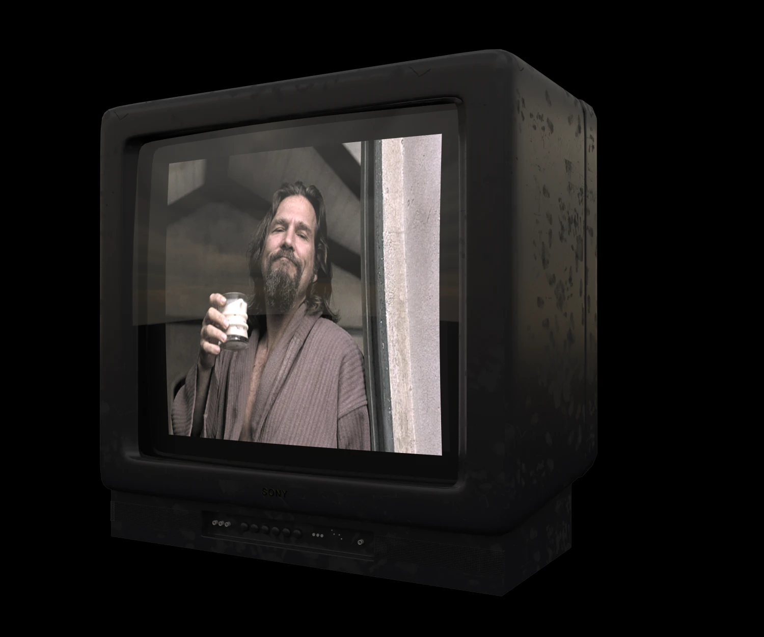 television 3D Model .c4d .max .obj .3ds .fbx .stl .blend 