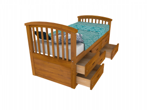 lowpoly bed 3D 모델