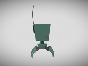 lowpoly robot 3D 모델