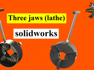 3 jaws lathe 3D Model