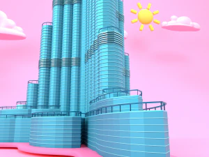 burj khalifa 3D Model
