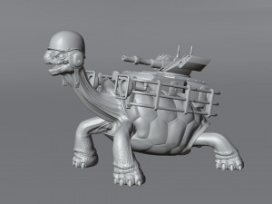 Turtle tank 3D 模型