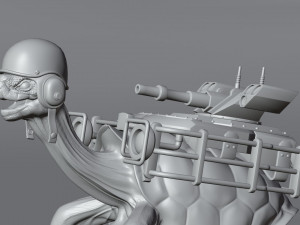Turtle tank 3D 模型