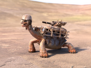 Turtle tank 3D 模型