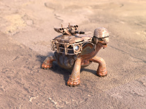 Turtle tank 3D 模型