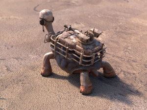 Turtle tank 3D 模型