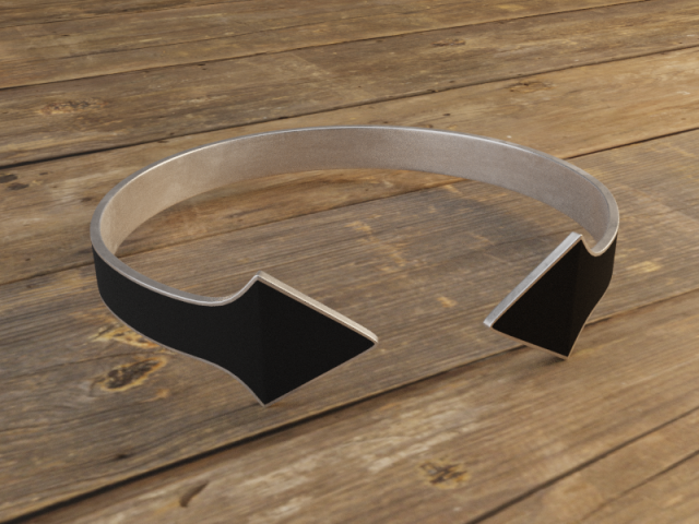 cuff inspired by odin cuff 3D Model .c4d .max .obj .3ds .fbx .stl .blend 