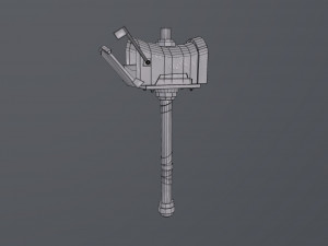 axe mail box 3D Model