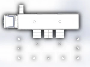 exhibition stand truck tent 3D Model