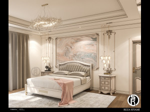 neo classic bedroom02 Modèle 3D