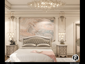 neo classic bedroom02 3D Model