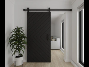 moderne roldeur 3D Model