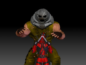 deadpool and juggernaut 3d sculpture Modelo de impresión 3D