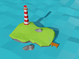 beacon lowpoly 3D 模型