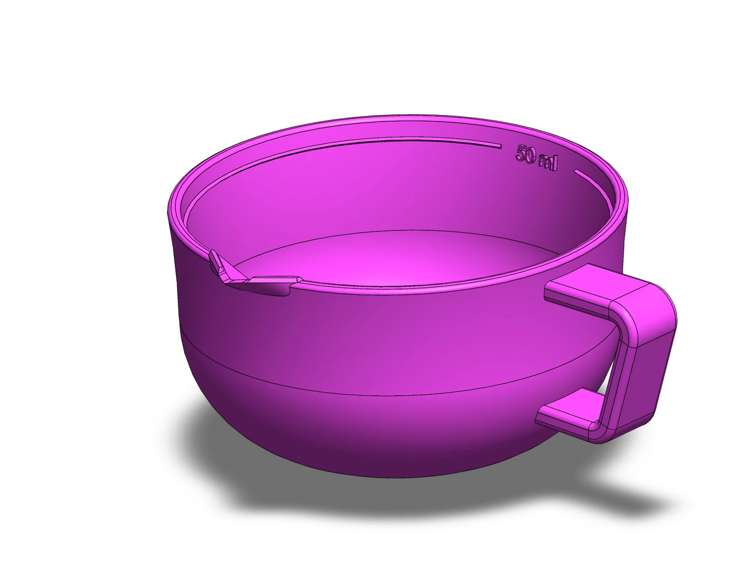 measuring cup suitable for 3d print 3d print model 3D Print Model .c4d .max .obj .3ds .fbx .stl .blend 