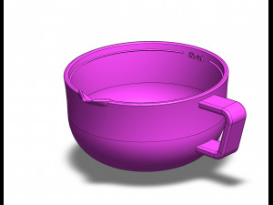 Measuring cup suitable for 3D print 3D model 3D printable