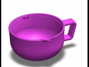 measuring cup suitable for 3d print 3d print model 3D प्रिंट मॉडल