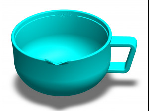 measuring cup suitable for 3d print 3d print model 3D Druckmodell