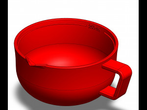 measuring cup suitable for 3d print 3d print model 3D 打印模型