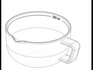 measuring cup suitable for 3d print 3d print model 3D Print Model