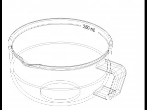 measuring cup suitable for 3d print 3d print model 3D Print Model