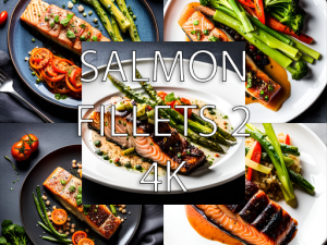 Salmon Fillets 2 Pack 4K CG Текстуры
