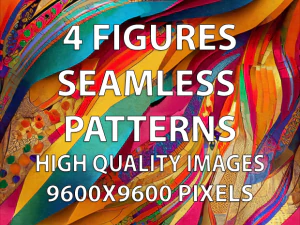 Modelli senza cuciture a 4 figure CG Textures