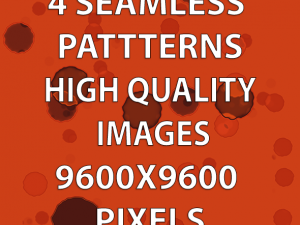 4 Seamless Patterns Prints CG Textures