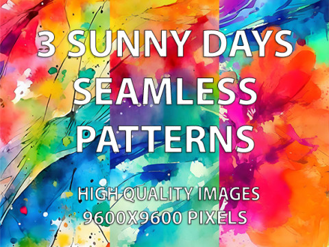 3 Sunny Days Patterns Prints CG Textures