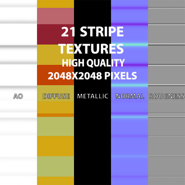 21 Stripe Textures for Unreal Engine 55 CG Textures .c4d .max .obj .3ds .fbx .stl .blend 