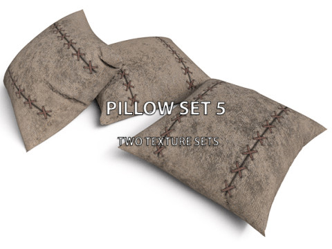 1 Pillow Set 5 for Unreal Engine 55 3D 模型
