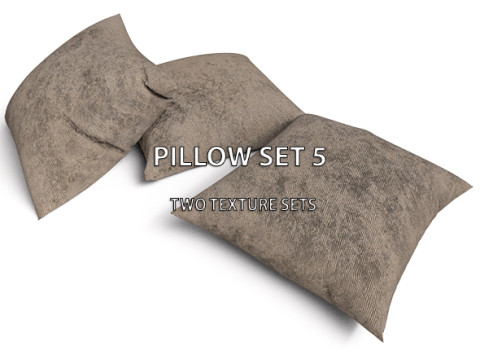 1 Pillow Set 5 for Unreal Engine 55 Model 3D
